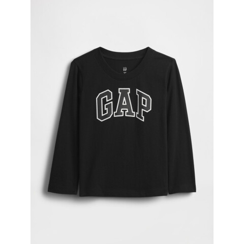 V-FRCH LS LOGO TEE BLACK