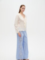 Camisa Florea Marfil / Off White