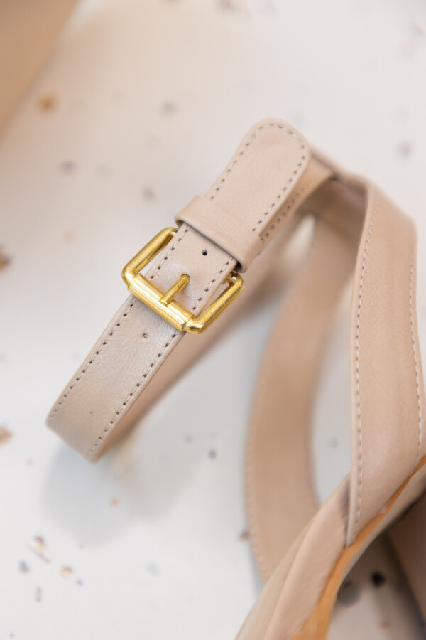 Sandalias Claudia Nude