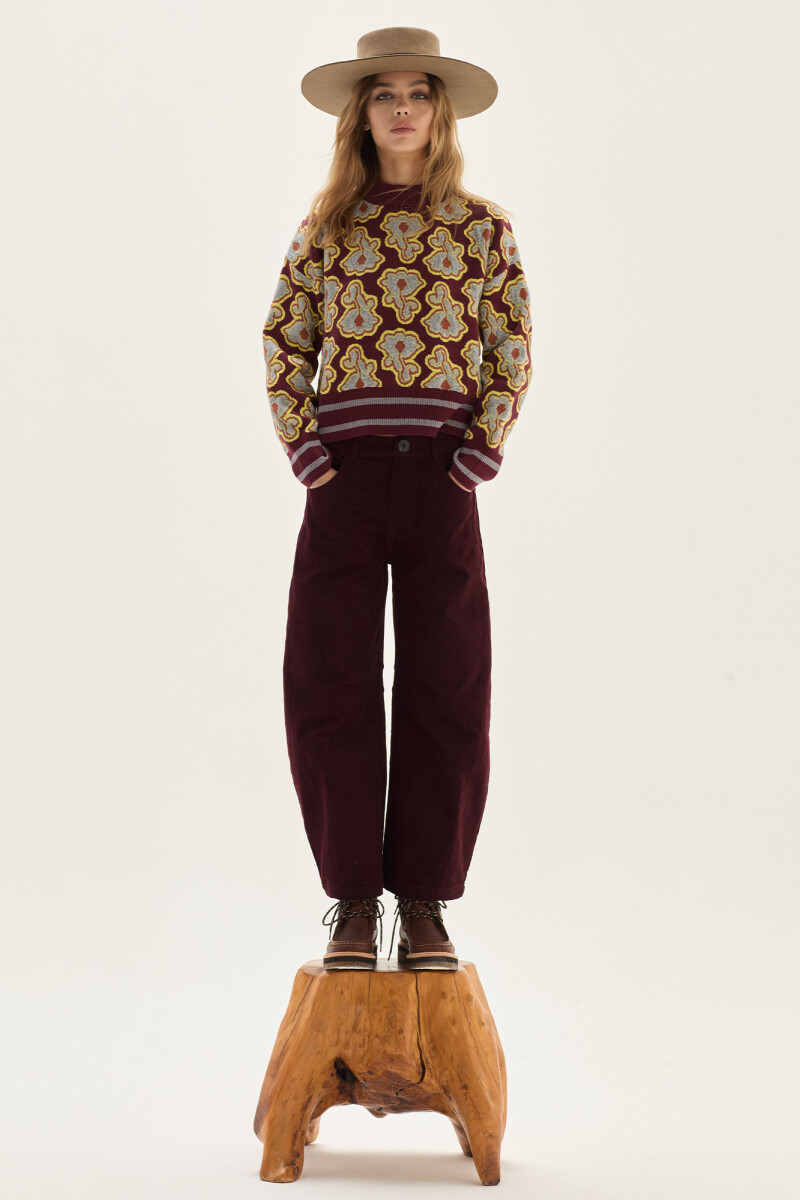 Sweater Poppy - Bordo 