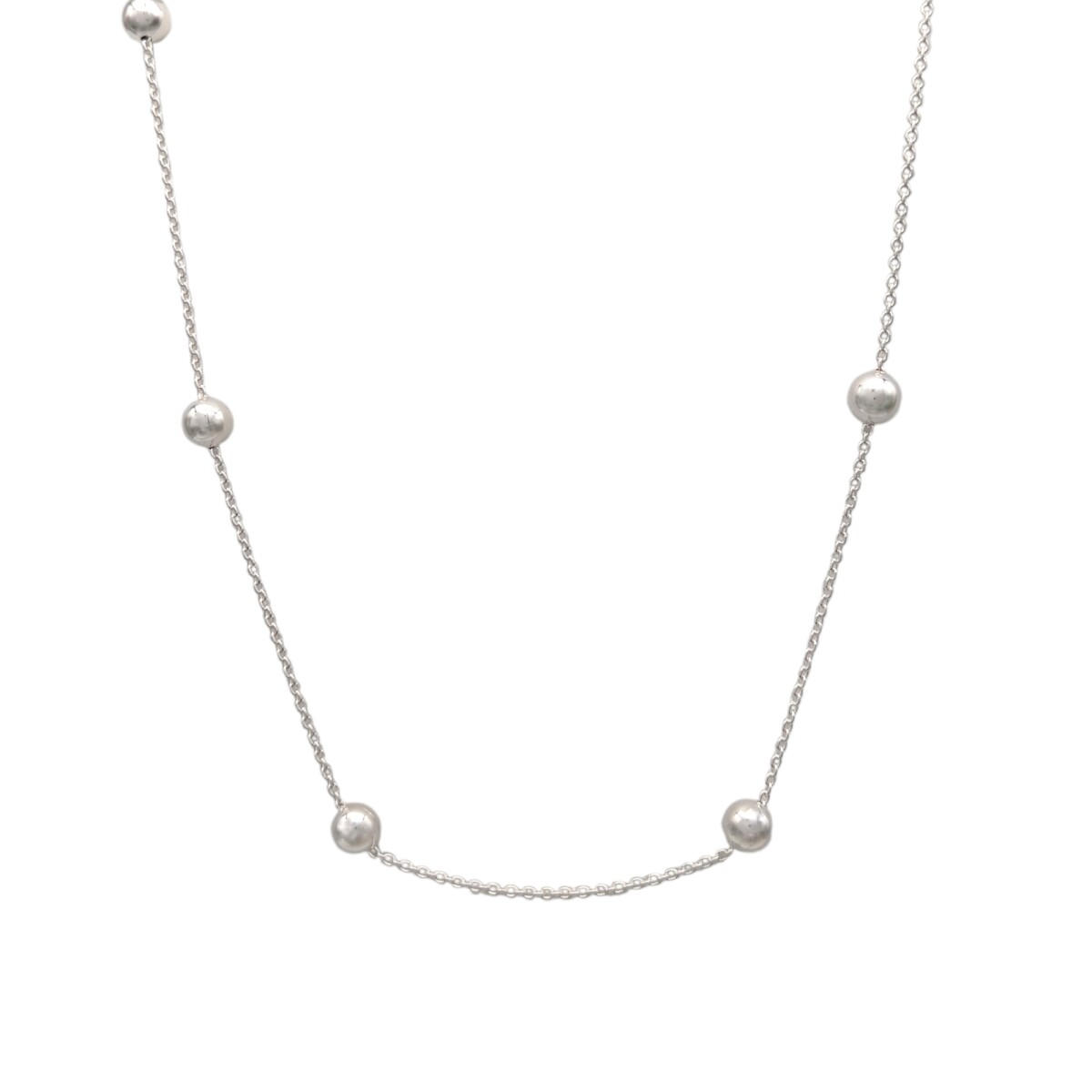Cadena Bolitas-Plata 925-Sin Piedra-CD3142 - sinpiedra 