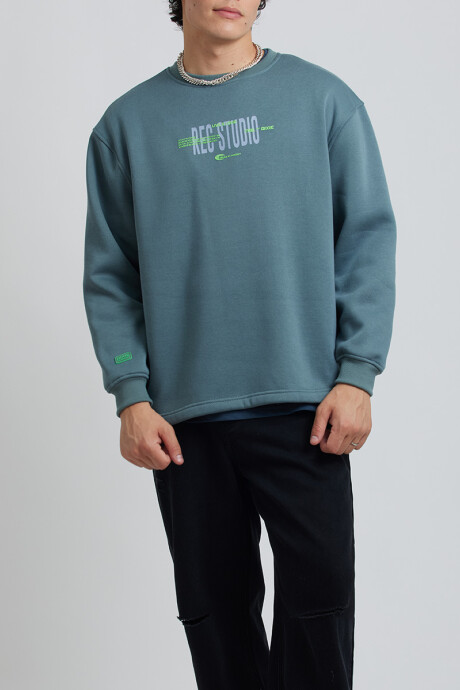 SWEATER RECS DIXIE Azul Piedra