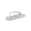 Chanclas Tropical Brasil Ojota Quadradihas De Mujer - Plateado Plateado