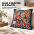 Fundas de Almohadón ZAL 50 x 50 cm Pack x2 Turquesa