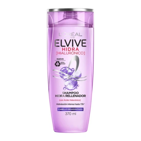 Pack L'Oréal Paris Elvive Hialurónico Shampoo 370ml + Acondicionador 200ml Pack L'Oréal Paris Elvive Hialurónico Shampoo 370ml + Acondicionador 200ml