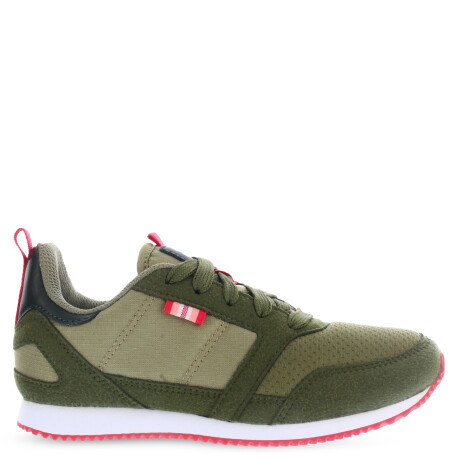 T 700 Kids Verde Militar/Fucsia