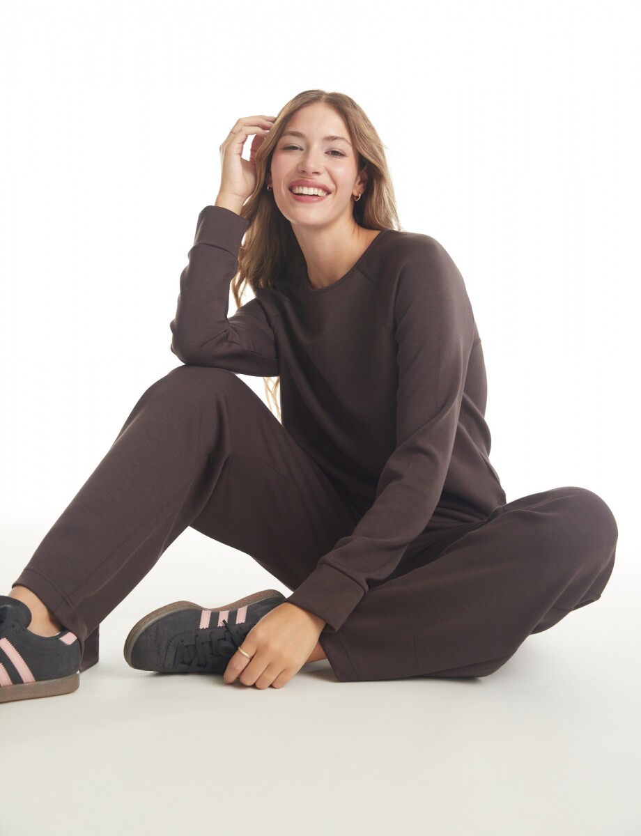 Set Buzo & Jogger - Marron 