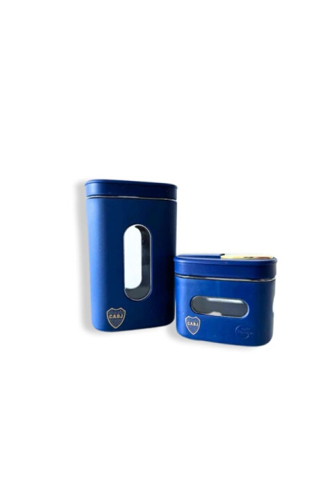 MATE PAMPA SET DE YERBEROS EDICIÓN CLUBES BOCA JUNIORS AZUL