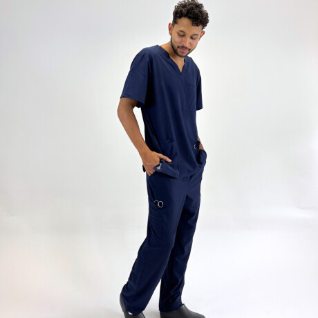 Set médico elastizado unisex Argon Azul marino