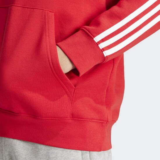 Canguro Adidas Adicolor Classics 3 Rayas Rojo