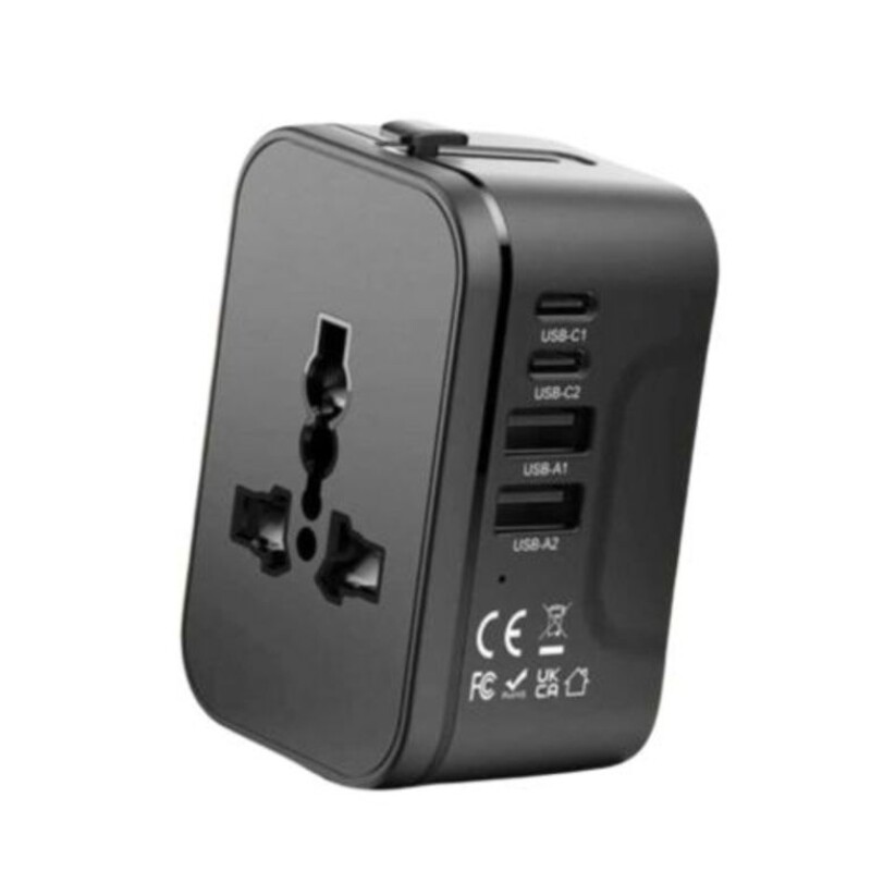 ADAPTADOR INTERNACIONAL DE VIAJE EUROAM./ARG./BR. NG. 2USB C +2USB A ADAPTADOR INTERNACIONAL DE VIAJE EUROAM./ARG./BR. NG. 2USB C +2USB A