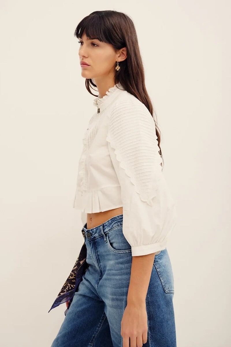 CAMISA VIVIENNE JEWEL Blanco