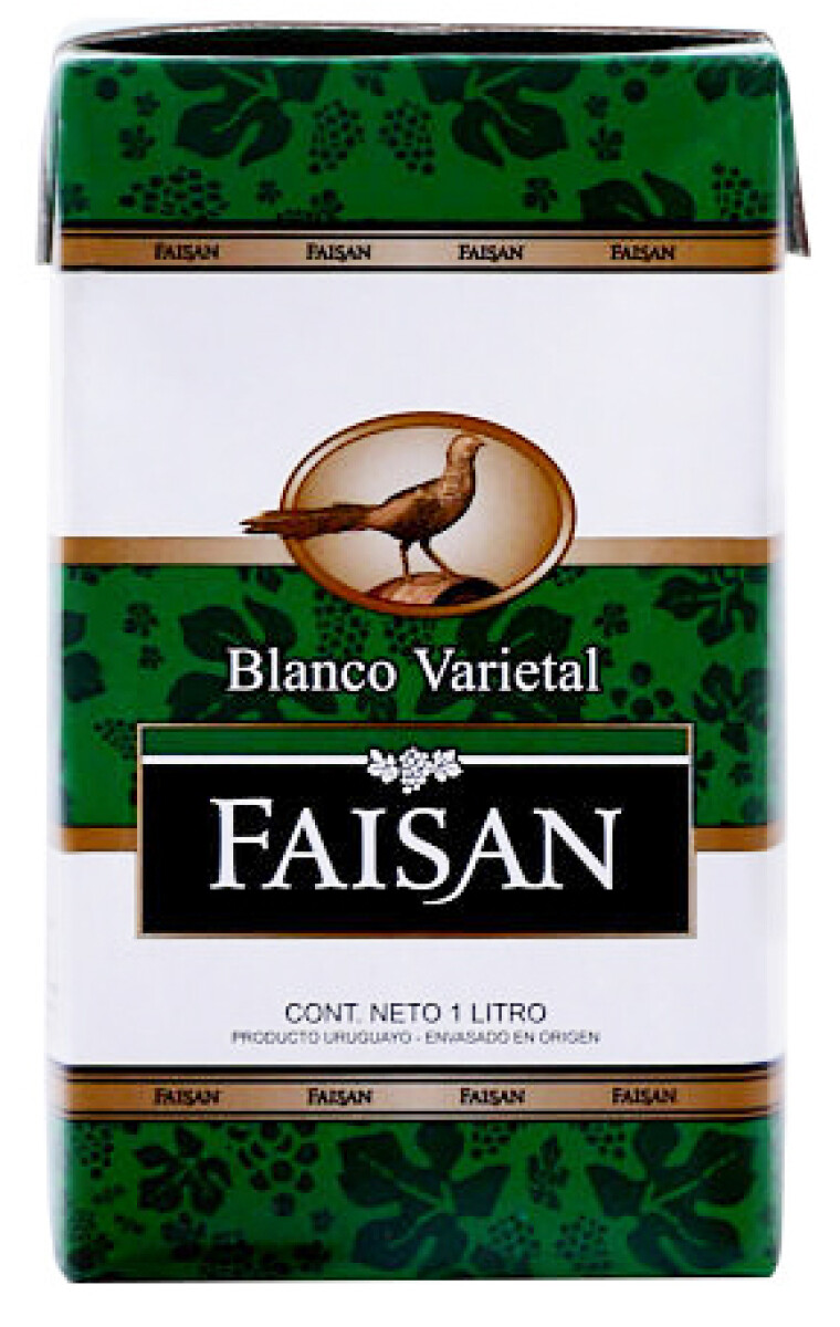 VINO FAISAN TETRA 1L BLANCO VARIETAL 