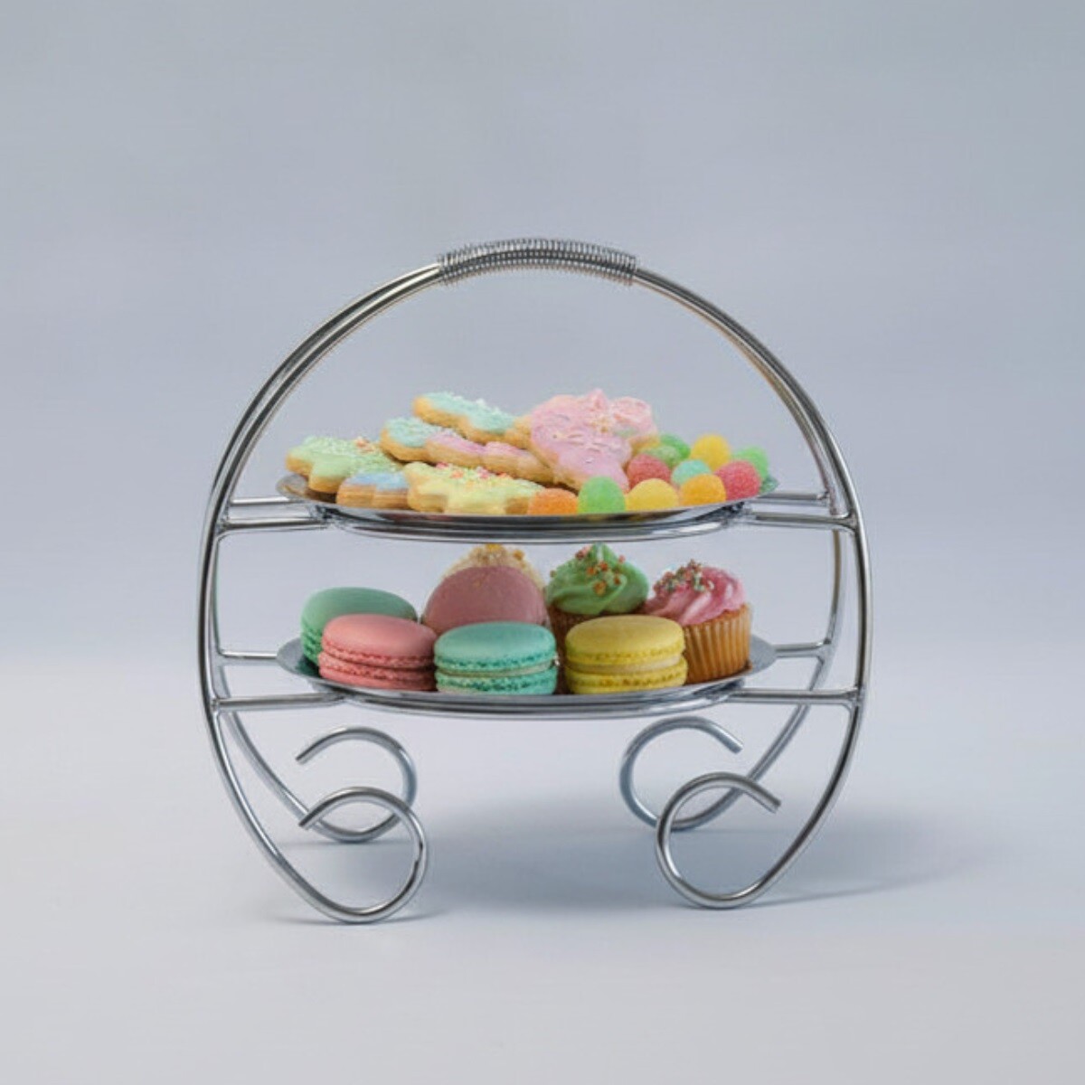 Soporte Buffet Doble Fuente Volf 