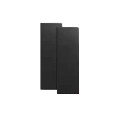 Cerámica para pared Brick Black 7,5X25 cm mate Cerámica Para Pared Brick Black 7,5x25 Cm Mate