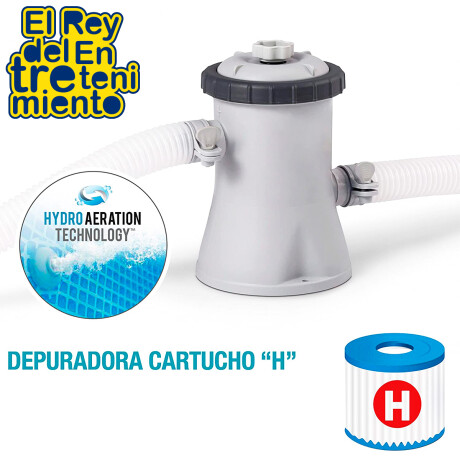 Piscina Intex Gomón Infable 3853L 305x76cm C/ Bomba Piscina Intex Gomón Infable 3853L 305x76cm C/ Bomba