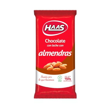 Tableta Haas 150g Con Almendras
