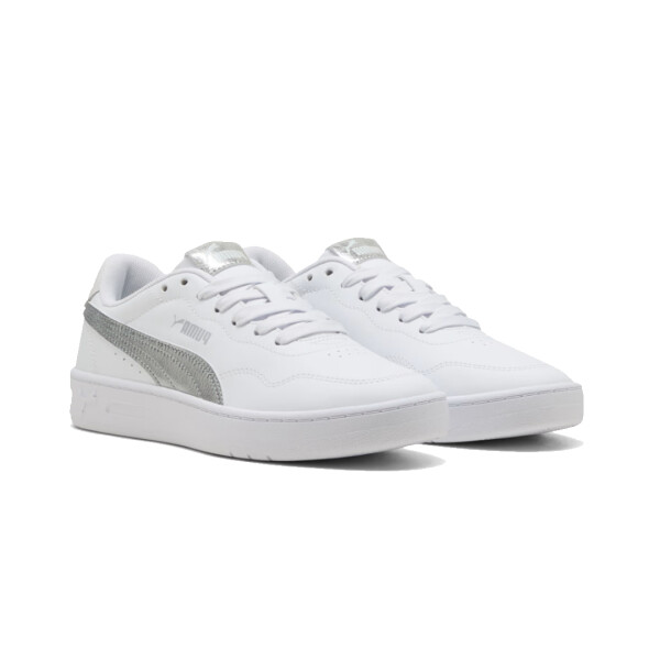 COURT LALLY METALLIC WHISPER - PUMA BLANCO/PLATEADO