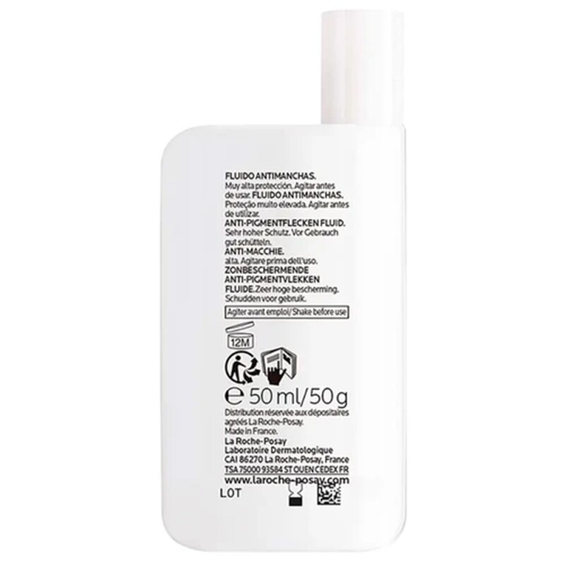 Protector Solar Anthelios Uvmune Antipigmento Fluido Fps50. 50 Ml. Protector Solar Anthelios Uvmune Antipigmento Fluido Fps50. 50 Ml.