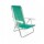 Reposera Silla Reclinable 8 Posiciones Aluminio Mor Sannet Verde