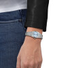 Reloj TISSOT PRX 25MM de acero con esfera celeste Reloj TISSOT PRX 25MM de acero con esfera celeste