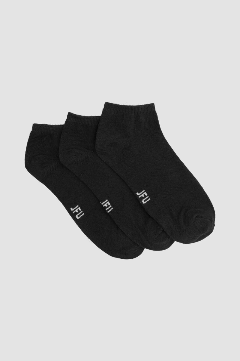 Pack x3 medias ciclista lisas Gris