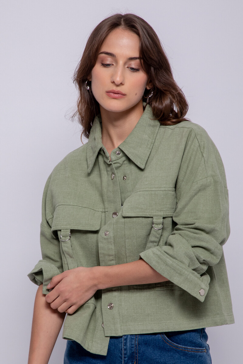 SOBRECAMISA LAINE Verde Militar