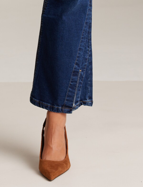 Jean Bootcut Tajo JEAN OSCURO