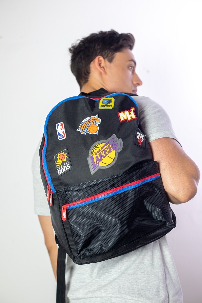 Mochila clásica sport - NBA Negro