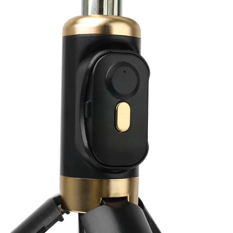 Palo Selfie Stick Trípode Extensible c/Bluetooth y Doble Luz Negro