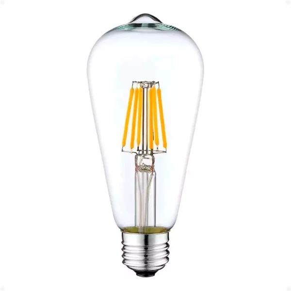 Lámpara Filamento LED Pera Luz Fría E27 Vintage Lámpara Filamento LED Pera Luz Fría E27 Vintage