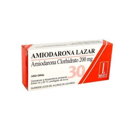 Amiodarona Lazar 30 Comprimidos – Tratamiento para Arritmias Cardíacas Amiodarona Lazar 30 Comprimidos – Tratamiento para Arritmias Cardíacas