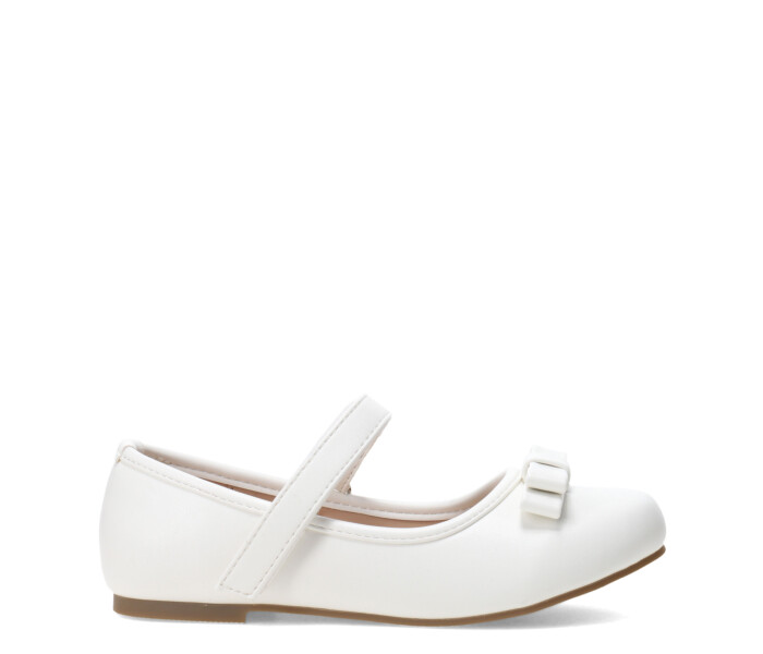Zapato CHARD ballerina con moña Off White