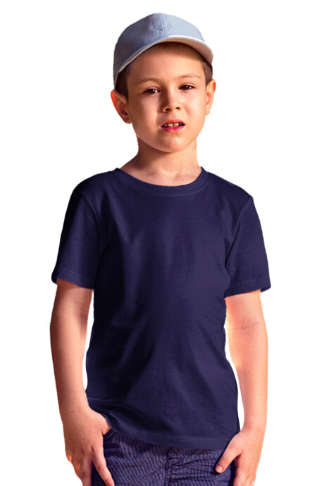 Camiseta a la base dry fit de niño Azul Marino