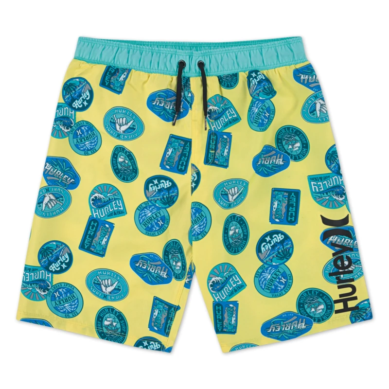 Short Travel Patch Pull On Swim de Niños Multicolor