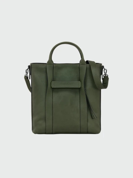 Longchamp -Bolso de hombro talle L, Longchamp 3D Verde