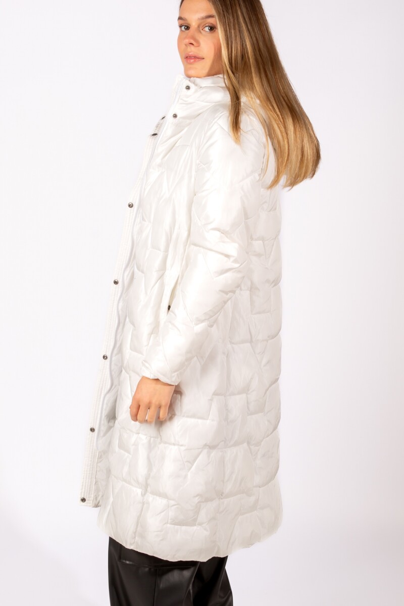 Campera Long Blanco