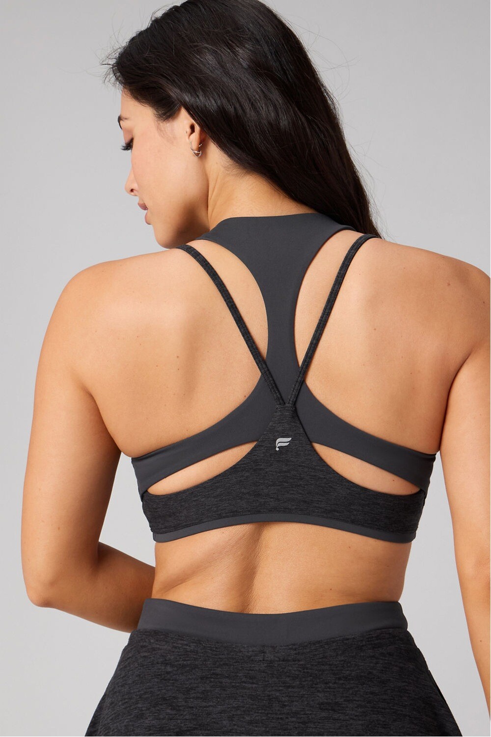 Bra Heatherflex Principal Low Impact Bra Mujer Black Heather/Midnight