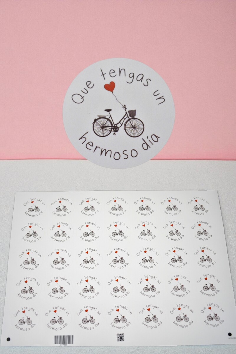 Stickers feliz dia plancha - DISEÑO 3 