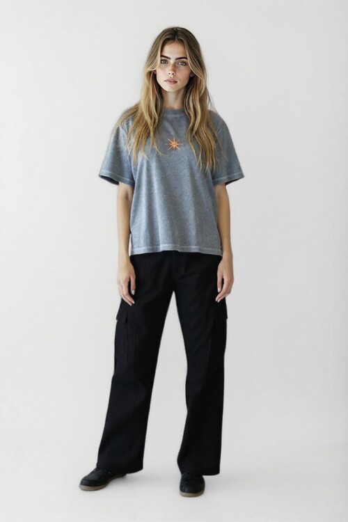 Remera Anouk Gris oscuro