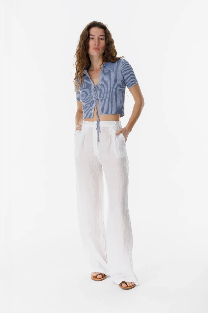 Pantalon New Parque blanco m