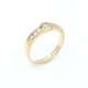 Anillo en oro 18k amarillo y brillantes Anillo en oro 18k amarillo y brillantes