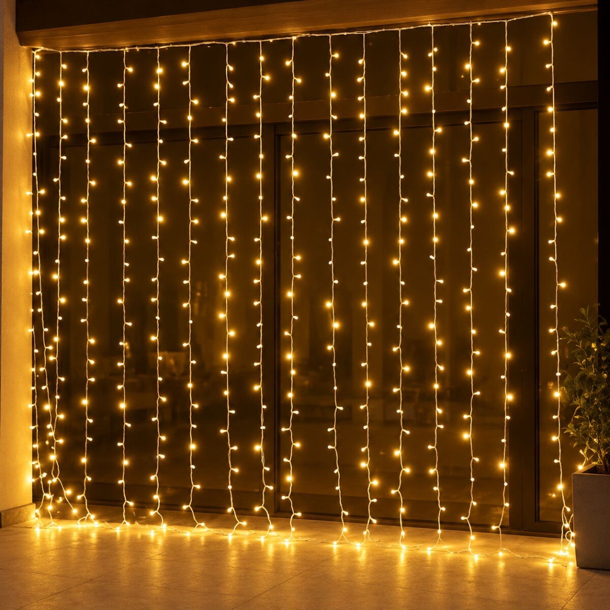 Cortina de Luces - Fija - 2M 