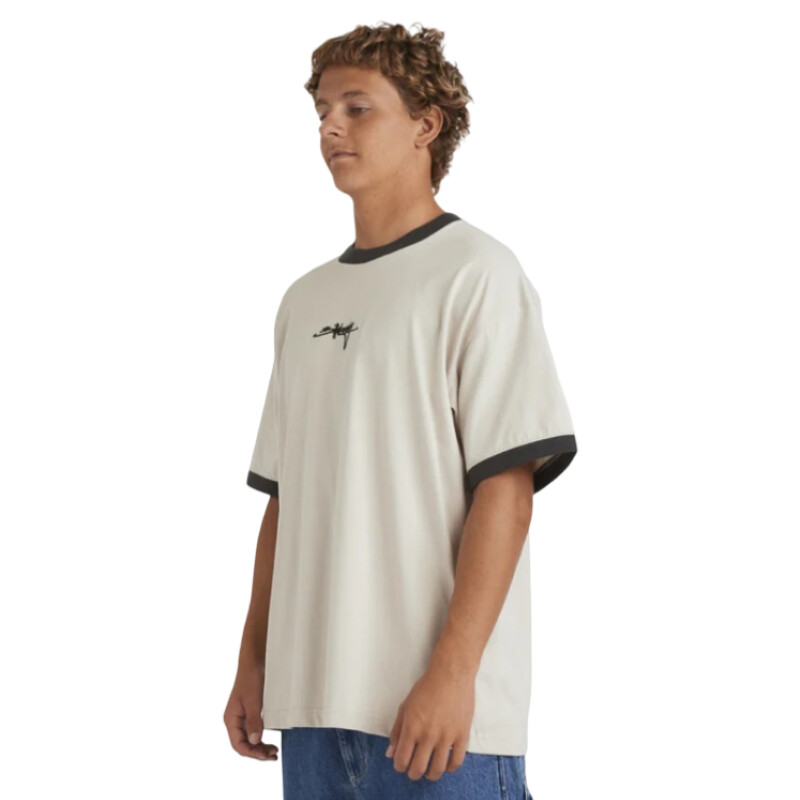 Remera MC Billabong Script Ringer - Beige Remera MC Billabong Script Ringer - Beige