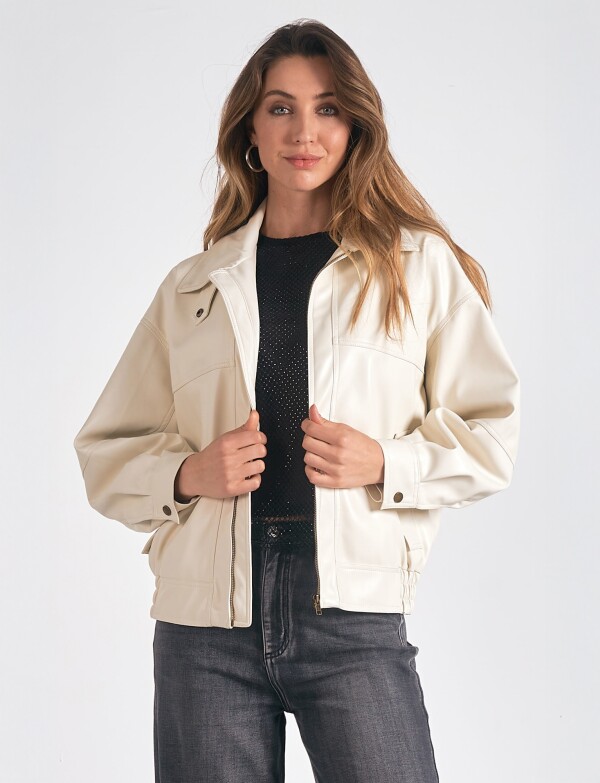 Camperita Bomber BEIGE CLARO