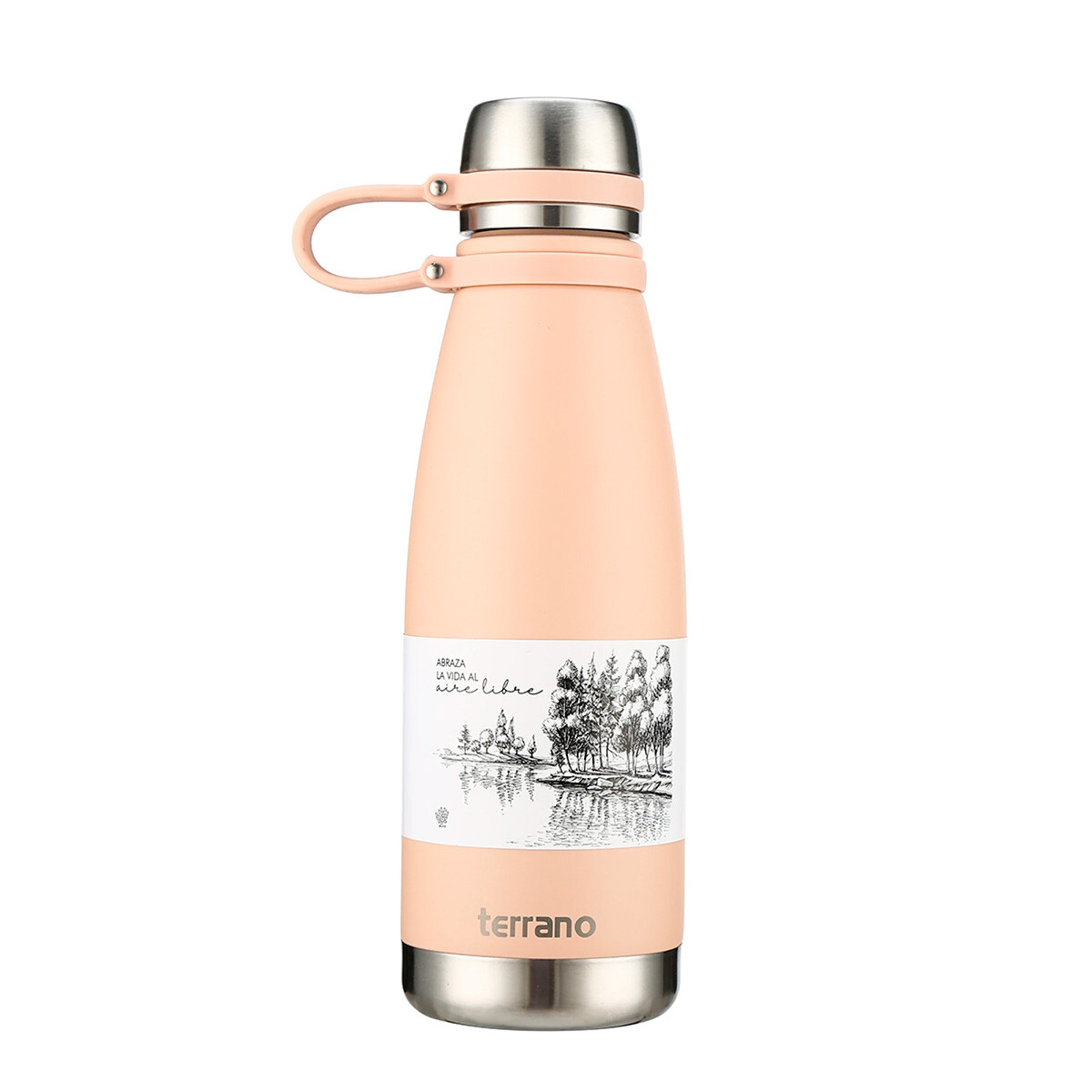Botella Térmica Terrano 800ML Tapa Rosca - ROSA 