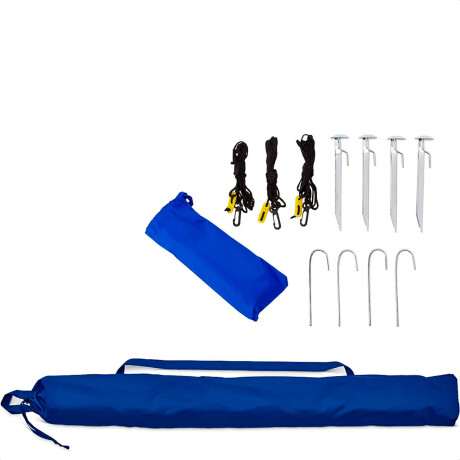 Sombrilla Carpa 2,4m + Acc Filtro Uv50 Playa Camping Hog002014
