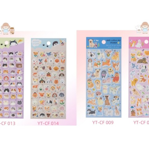 PEGATINAS WASHI DE MASCOTAS ADORABLES PEGATINAS WASHI DE MASCOTAS ADORABLES
