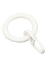 Anilla cortina con gancho 8 uds. blanco Anilla cortina con gancho 8 uds. blanco