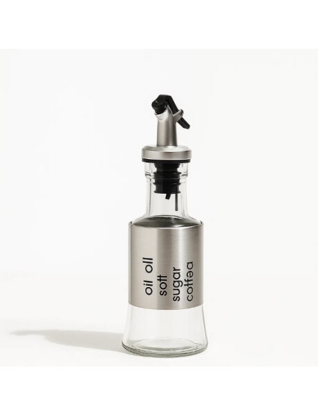ACEITERO/VINAGRERO DE VIDRIO Y METAL 200 ML ACEITERO/VINAGRERO DE VIDRIO Y METAL 200 ML
